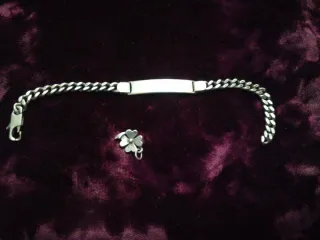 Pulsera esclava plata