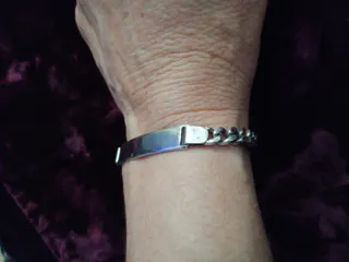 Pulsera esclava plata