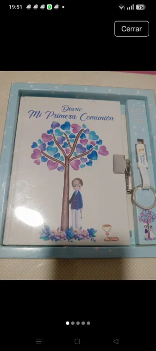 Diario Primera Comunión + Pendrive Fotos
