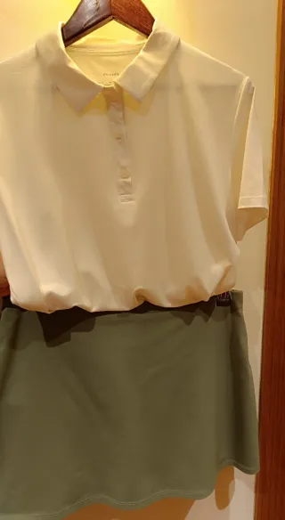 Polo blanco pádel/tenis