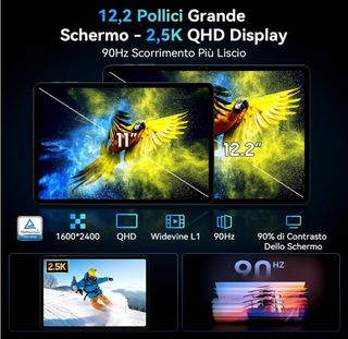 Tablet 12.2 48GB+256GB, funda + Teclado + raton