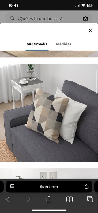 Sofá KIVIV 3 plazas + chaiselongue