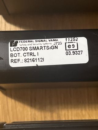 Tastiere comando 3 pezzi