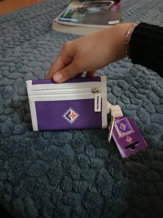 Portafoglio Fiorentina bianco nuovo originale