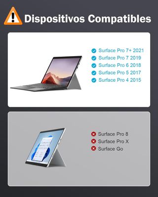 MoKo Teclado  Microsoft Surface pro 7 + metapen M1