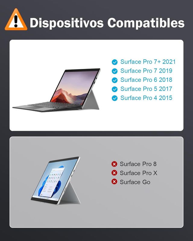 MoKo Tastiera Microsoft Surface Pro 7+ Penna Metapen M1