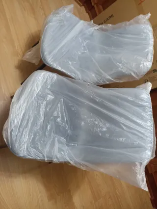 Juego de 2 sillas comedor/cocina grises