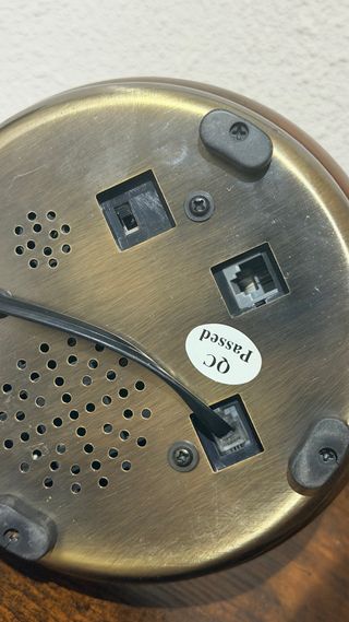 Teléfono Retro Madera y Latón - ¡Funciona!