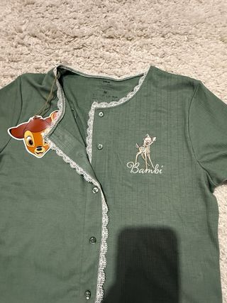Pijama Bambi verde