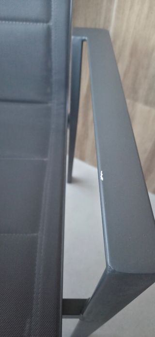 Conjunto mesa y sillas jardín.