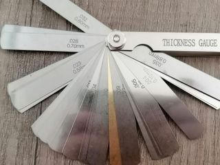 Juego de galgas de espesores