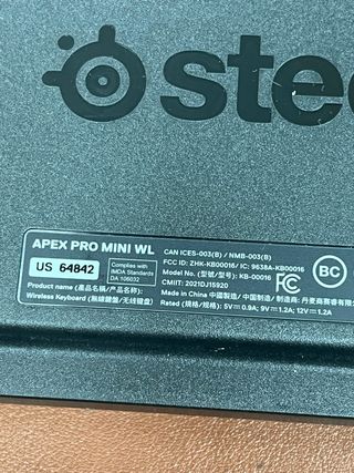 SteelSeries Apex Pro Mini Wireless Teclado#202312