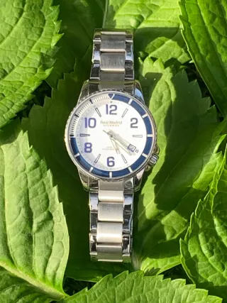 Orologio Real Madrid Argento e Bianco