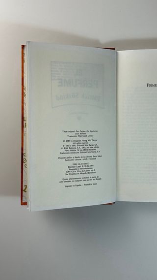 El perfume Patrick Süskind libro