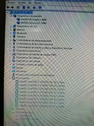 Portátil HP i7 16GB RAM 4GB Gráfica