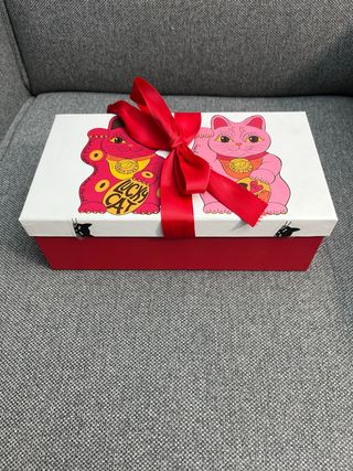 Set 2 Tazas Porcelana Maneki Neko