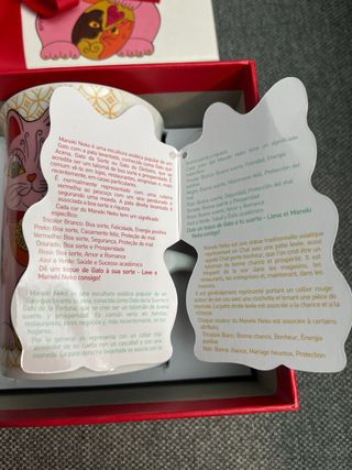 Set 2 Tazas Porcelana Maneki Neko