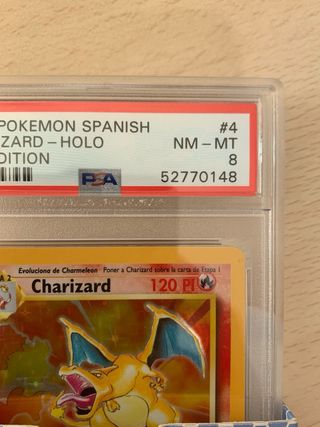 Pokemon Charizard 1st Edition PSA 8 Holo