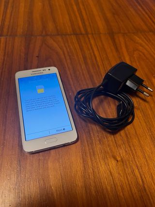 Samsung A03 Duos Bianco con cavo carica batteria