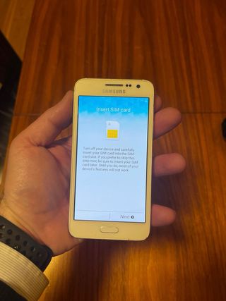 Samsung A03 Duos Bianco con cavo carica batteria