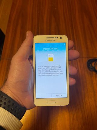 Samsung A03 Duos Bianco con cavo carica batteria