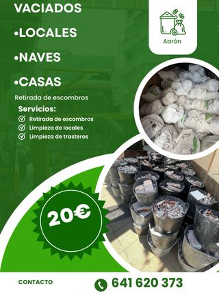 Servicio de vaciado y limpieza