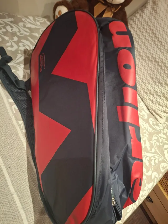 Bolsa de pádel roja y negra