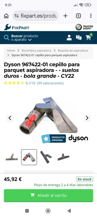 Cepillo Dyson