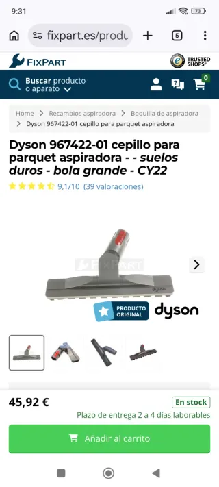 Cepillo Dyson