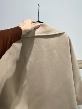 Abrigo Massimo Dutti Beige Talla Unica