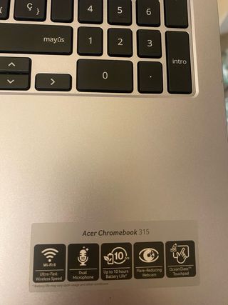 Acer Chromebook 315 CB315-4H-C3WS 15.6 Argento