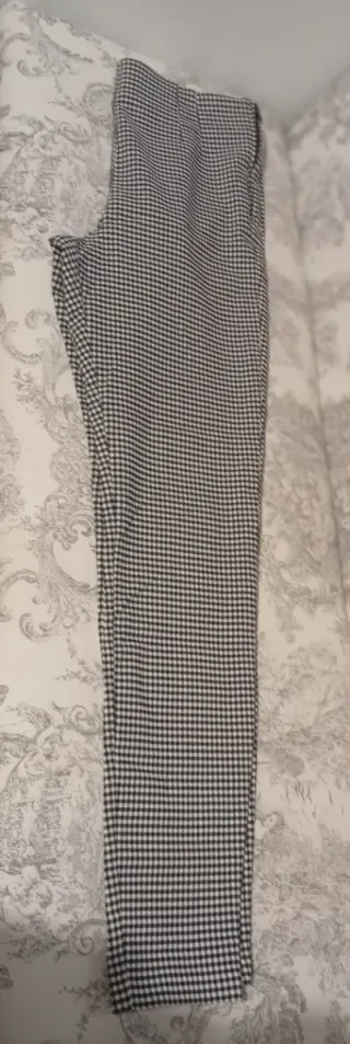 Leggings Zara Talla L Blanco y Negro