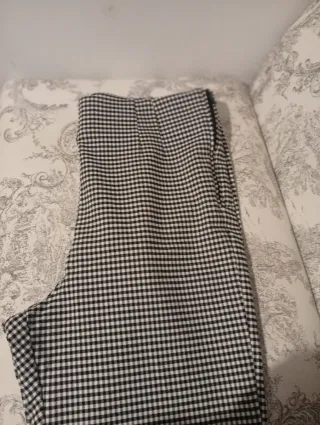 Leggings Zara Talla L Blanco y Negro