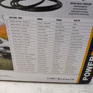 Hidrolimpiadora Powerplus 1800W 140bar NUEVA