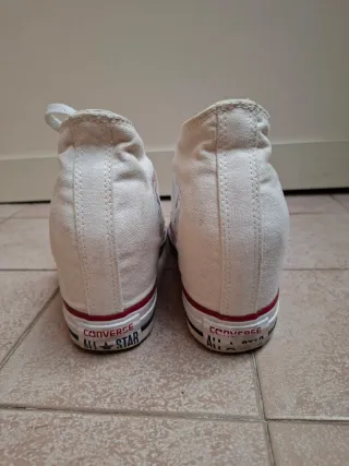 Converse All Star Alte Bianche