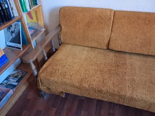 Sofá cama madera antiguo para restaurar