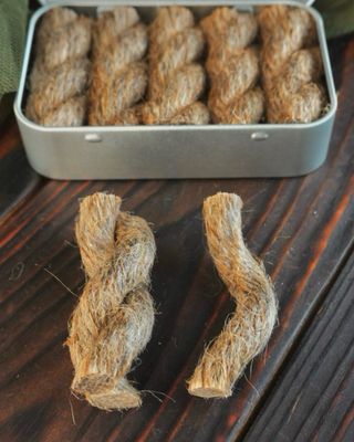 Yute Encerado Iniciador Fuego Bushcraft