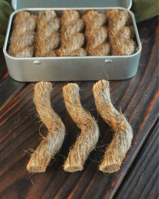 Yute Encerado Iniciador Fuego Bushcraft