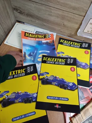 Scalextric manual, catálogos, maquetas