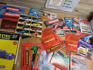 Scalextric manual, catálogos, maquetas
