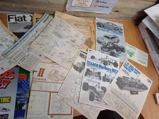 Scalextric manual, catálogos, maquetas