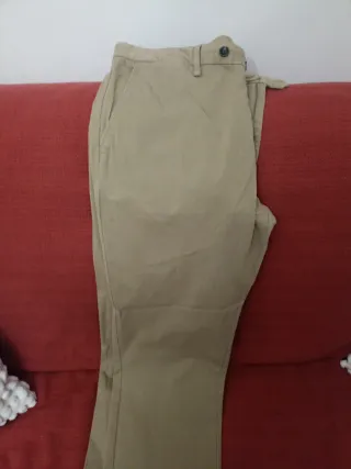 Pantalón de caballero beige