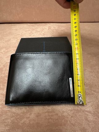 Portafoglio Piquadro Blue Square Nero in vera pell