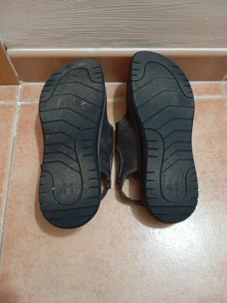 Sandalias de hombre negras