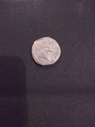 Denario romano antiguo