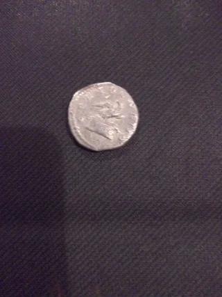 Denario romano antiguo