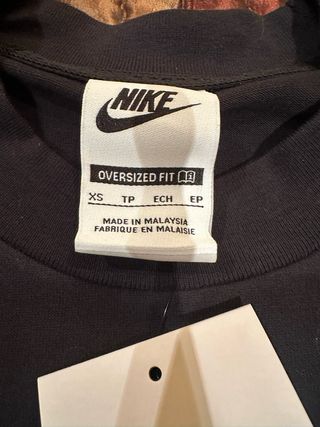 Camiseta Nike Negra Talla XS