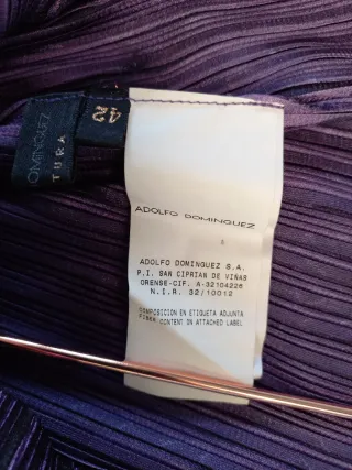 Blusa Roberto Verino sin mangas.