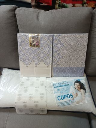 Jokra Sábanas 90 y Almohada Copos 90