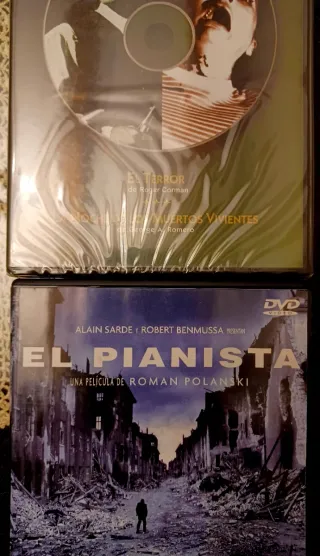 Lote 4 Películas DVD: Terror, Zorro, Pianista